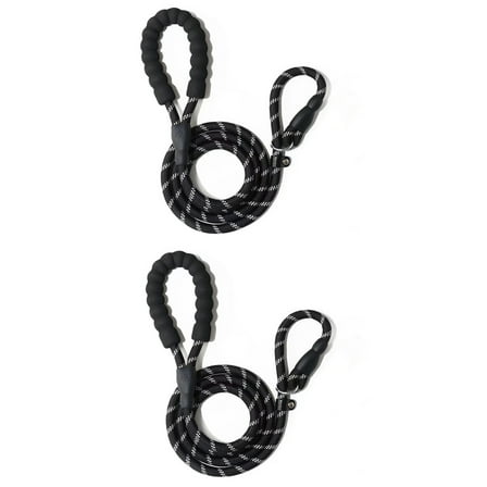 Reflective Heavy Duty Slip Lead Leash for Large & Medium Dogs: Durable No Pull Pet Training Leash, Comfortable Strong Rope Loop