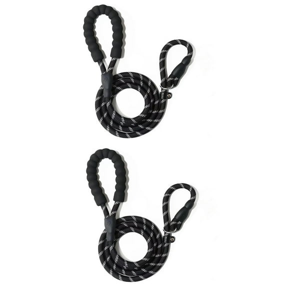 Reflective Heavy Duty Slip Lead Leash for Large & Medium Dogs: Durable No Pull Pet Training Leash, Comfortable Strong Rope Loop