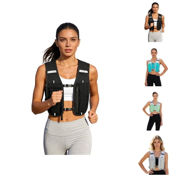 Reflective Hydration Running Backpack Breathable Vest With Phone Pocket For Cycling Jogging Commuting Outdoor Sports