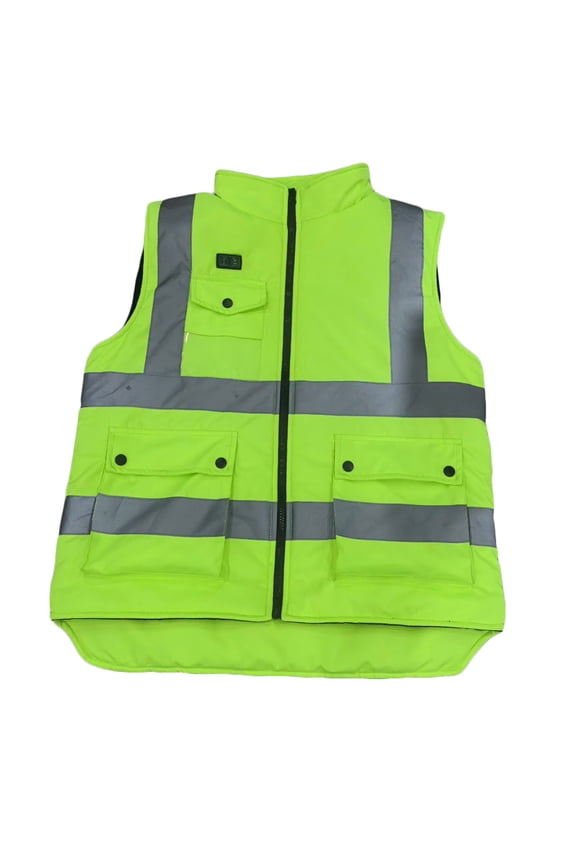 Reflective Jackets High Vis Safety Work Jacket with Pockets for Men & Women USB Charging Tanks Long Sleeve/Sleeveless