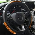 thumbnail image 1 of Reflective Leather Steering Wheel Cover with Cool Dragon Design for Style L6D4, 1 of 6