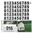 thumbnail image 1 of Reflective Mailbox Number for Outside,2 Inch 5 Sets Vinyl Waterproof Black Mailbox Numbers Stickers with Sticky Tabs,Strong Self-adhesive House Adress Numbers for Mailbox Door Signs Trucks(Number 0-9), 1 of 4