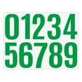 thumbnail image 1 of Reflective Mailbox Numbers for Outside, 0-9 Reflective Number Stickers, Waterproof Strong Self Adhesive for Mailbox Address Trash Bin Household Classification Storage Box, 1Pc(Green,11.4x8.7"), 1 of 9