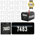 Reflective Mailbox Numbers Sticker Decal Die Cut Vinyl Waterproof