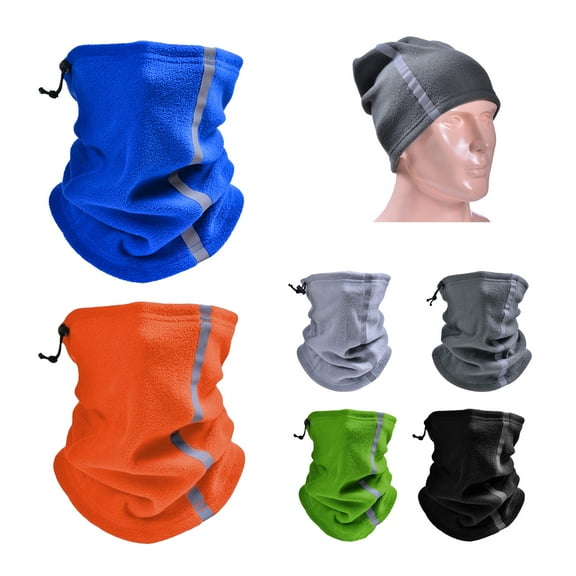 Reflective Neck Gaiter for Men Balaclava Face Cover Breathable Bandana for Cycling Sun Protection Outdoor Sports