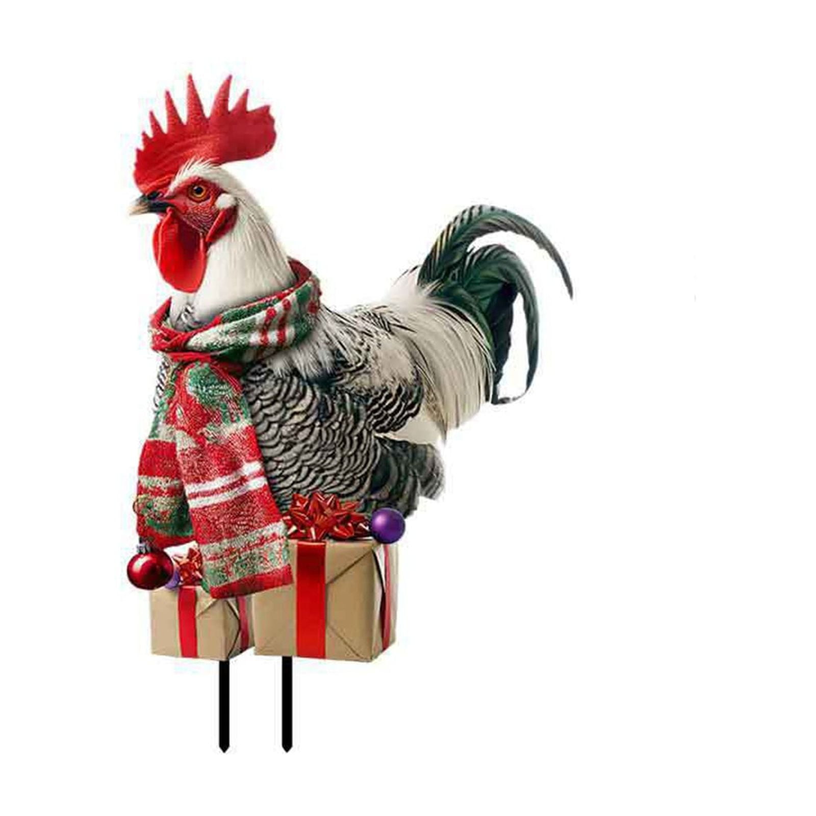 Reflective Number Sign Garden Picket Fence Solar Numbers Rain Gauge