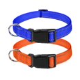 thumbnail image 1 of Reflective Nylon Dog Collars 2pcs,with Quick Release Buckle,Adjustable Safety Nylon Collars for Small Medium Large Dogs, 1 of 8