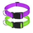 thumbnail image 1 of Reflective Nylon Dog Collars 2pcs,with Quick Release Buckle,Adjustable Safety Nylon Collars for Small Medium Large Dogs, 1 of 7