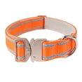 thumbnail image 1 of Reflective Nylon Dog Collars for Outdoor Use – Adjustable Heavy Duty Pet Collar with Metal Quick Release Buckle Suitable for Medium to Large Dogs 28-36cm, 1 of 5