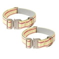 thumbnail image 1 of Reflective Nylon Dog Collars Reinforced Heavy Duty Pet Collar With Metal Quick Release Buckle Adjustable For Medium And Large Dogs（28 36cm）1pc 2PCS, 1 of 5