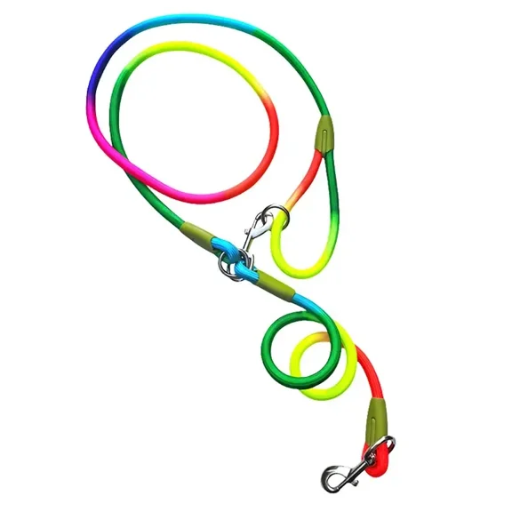 Reflective Nylon Leashes Pet Accessories Dogs Chain Traction Rope Leads For Running Free Hands Rope Chain For Small Large Dog