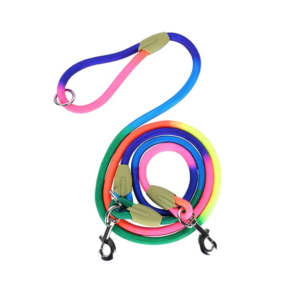 Reflective Nylon Leashes Pet Dogs Chain Traction Rope Leads For Running Free Hands Rope Chain For Dogs Explosion-proof Chain