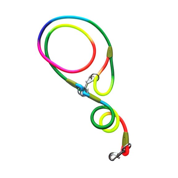Reflective Nylon Leashes Pet Dogs Chain Traction Rope Leads for Running Free Hands Rope Chain for Small Large Dog