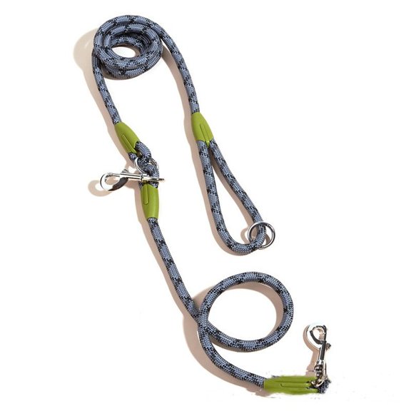 Reflective Nylon Leashes Pet Dogs Chain Traction Rope Leads for Running Free Hands Rope Chain for Small Large Dog