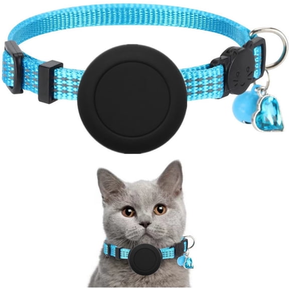 Naturace Pet Collar with Locator Tracker, Cat Collar Tracker,Dog Location Tracker with Quick Release Buckle, App Compatible Smart Tracker for Dogs Cats