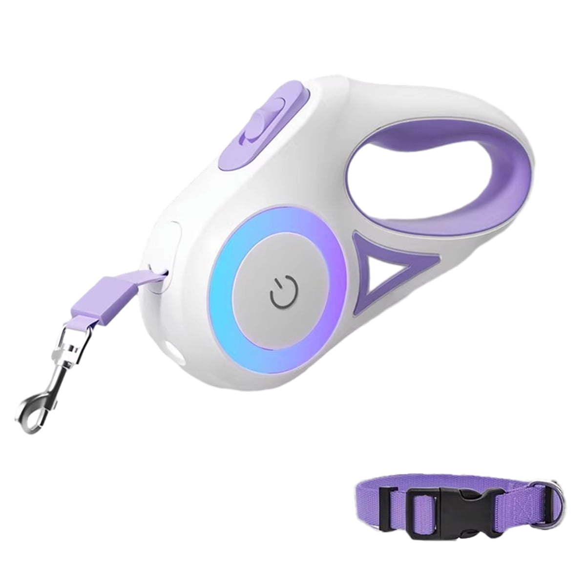 Reflective Nylon for Safe Nighttime Walks with Collar Included LED