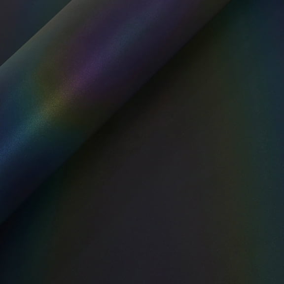 Reflective Oil Slick Permanent Vinyl Rolls by Make Market – 12" x 24" - Water-Resistant Adhesive Vinyl for Smooth Surfaces & DIY Crafts - 12 Pack