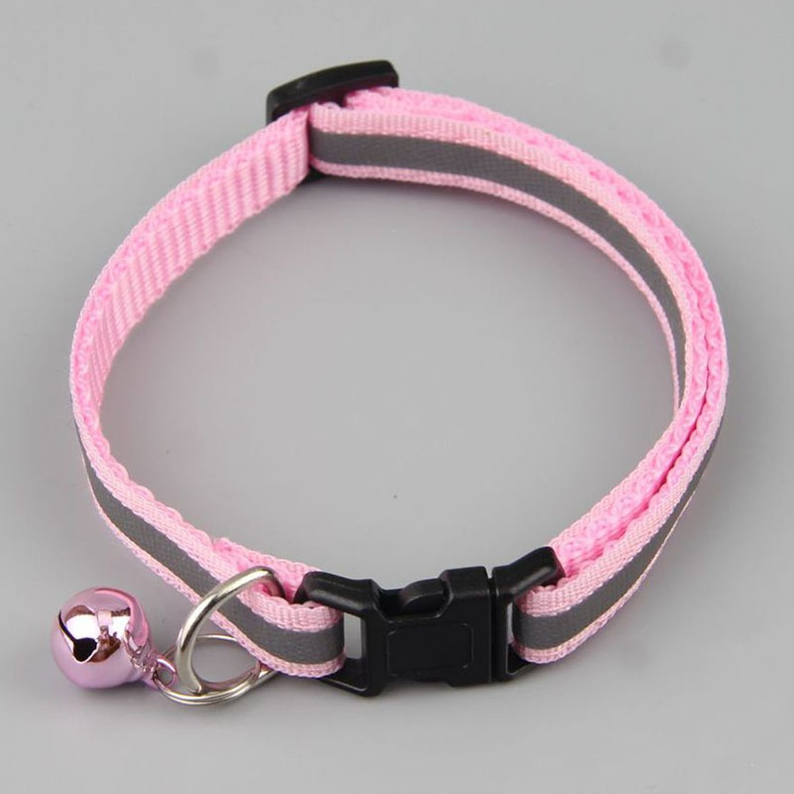 Reflective Pet Collars for Dogs and Cats Adjustable Nylon Collar with ...