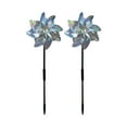 thumbnail image 1 of Reflective Pinwheels for Yard and Garden, Pre-Installed Sparkly Blind Birds Pin Wheel, Scare Birds & Animal Away Wind Spinner, 2 Pack, 1 of 9