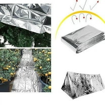 Reflective Plant Film for Greenhouses Insulation Material Enhances Sunlight Diffusion and Temperature Control for Optimal Indoor Garden Growth Conditions(Sliver),Ccwuwei