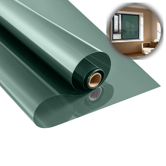 Reflective Privacy Window Film for Home & Office | Heat Control Sun Blocking Mirror Glass Tint for Sliding Doors & Windows