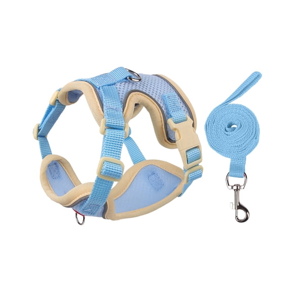 Reflective No Pull Pet Harness with Handle, Breathable Mesh Dog Vest Harness, Adjustable Soft Padded Chest Harness for Small Medium Large Dogs, Safe Escape Proof Walking Harness for Cats & Dogs