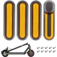 thumbnail image 1 of Reflective Rear Wheel Covers for M365 /Pro/Pro 2 /1s /Scooter 3 E Scooter Reflectors Rear Wheel Cover Reflective Protective Cover-Yellow, 1 of 9