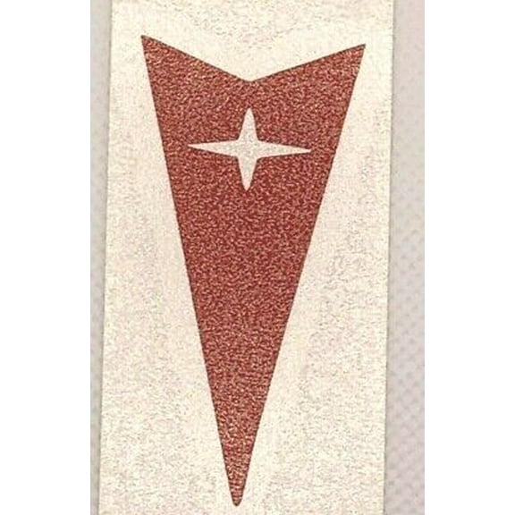 Reflective Red Front Arrowhead Emblem Overlay Decal 2004-2006 Pontiac GTO Models