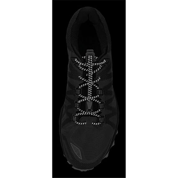 Reflective Run Laces Black