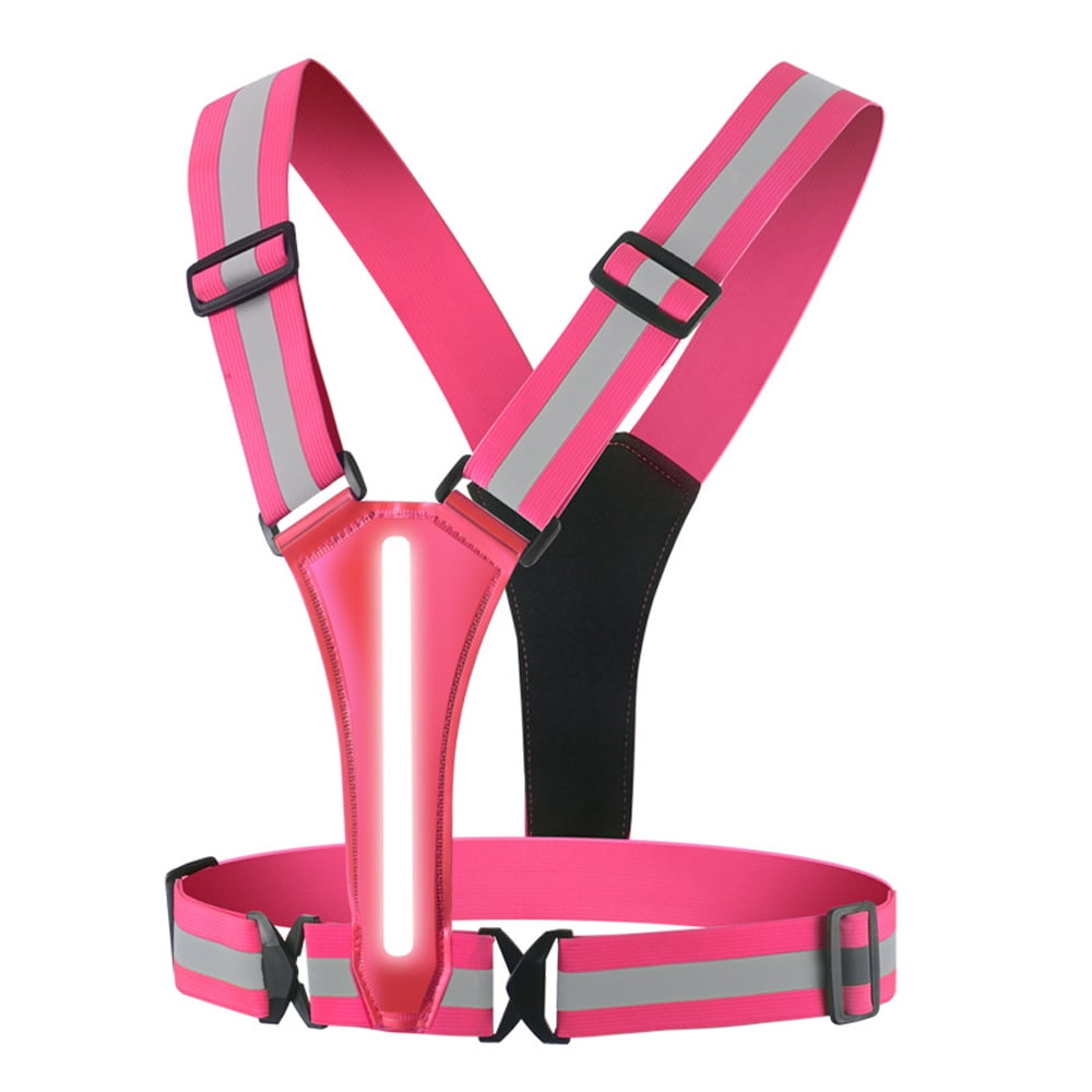 Reflective Running Gear for Walkers & Runners Nighttime Safety Vest