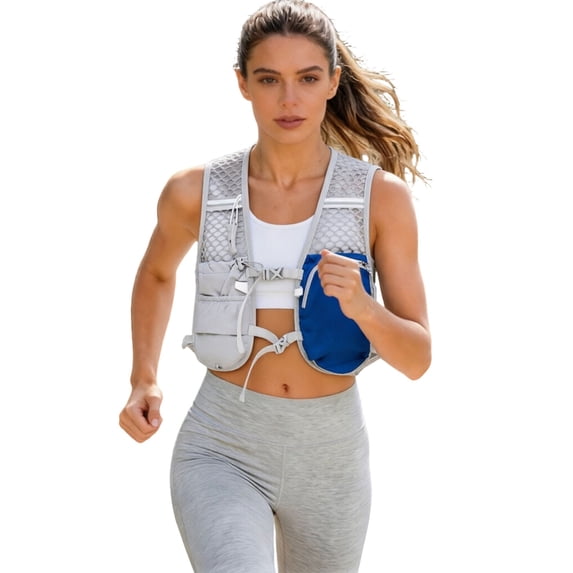 Reflective Running Hydration Vest Quick Dry for Hiking Camping Travel Commute
