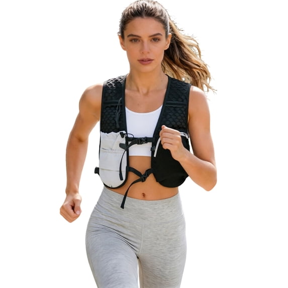 Reflective Running Hydration Vest Quick Dry for Hiking Camping Travel Commute