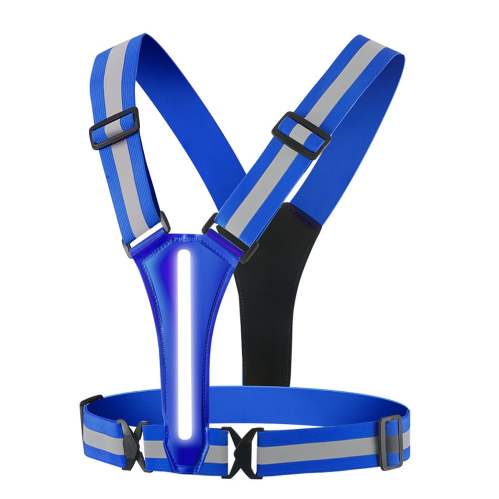 Reflective Running Vest Gear,Light Up Vest Runners Night Walking