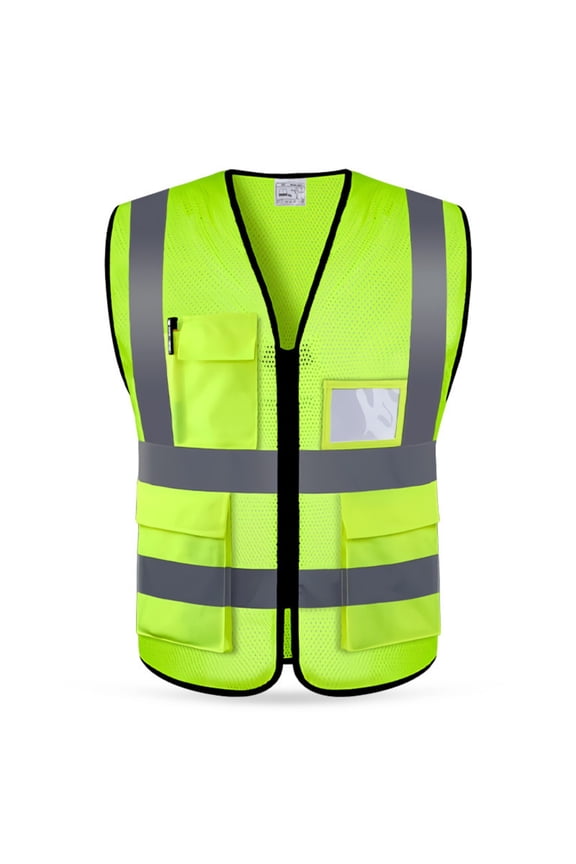 Reflective Safety Vest for Men Women High Visibility Construction Vest with Multipockets