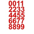 thumbnail image 1 of Reflective Sheet of 1 1/2 Inch (Red) Numbers Vinyl Custom Street Address Mailbox Decal Stickers Kit, 1 of 1