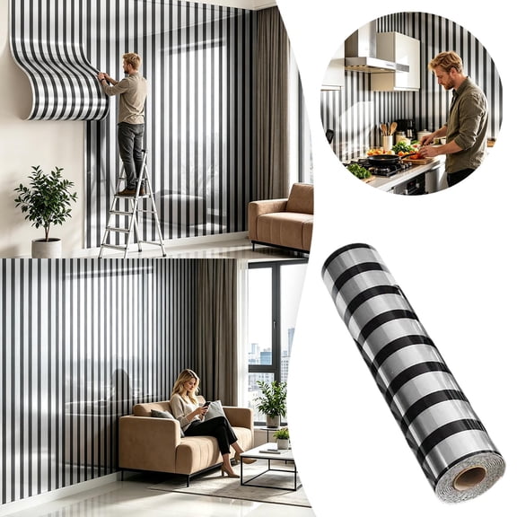 Reflective Silver Contact Paper Vinyl Peel And Stick Wallpaper For Kitchen Bathroom(Silver-300X40Cm)