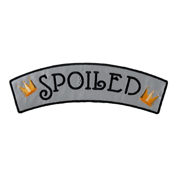 Reflective Spoiled Rhinestone Rocker Patch, Kids Rocker Patches.