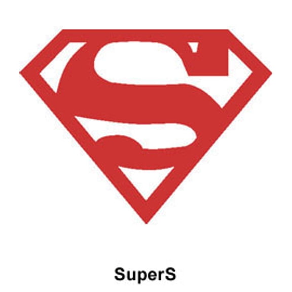 Reflective Stickers, Hard Hat Decals Super S Design