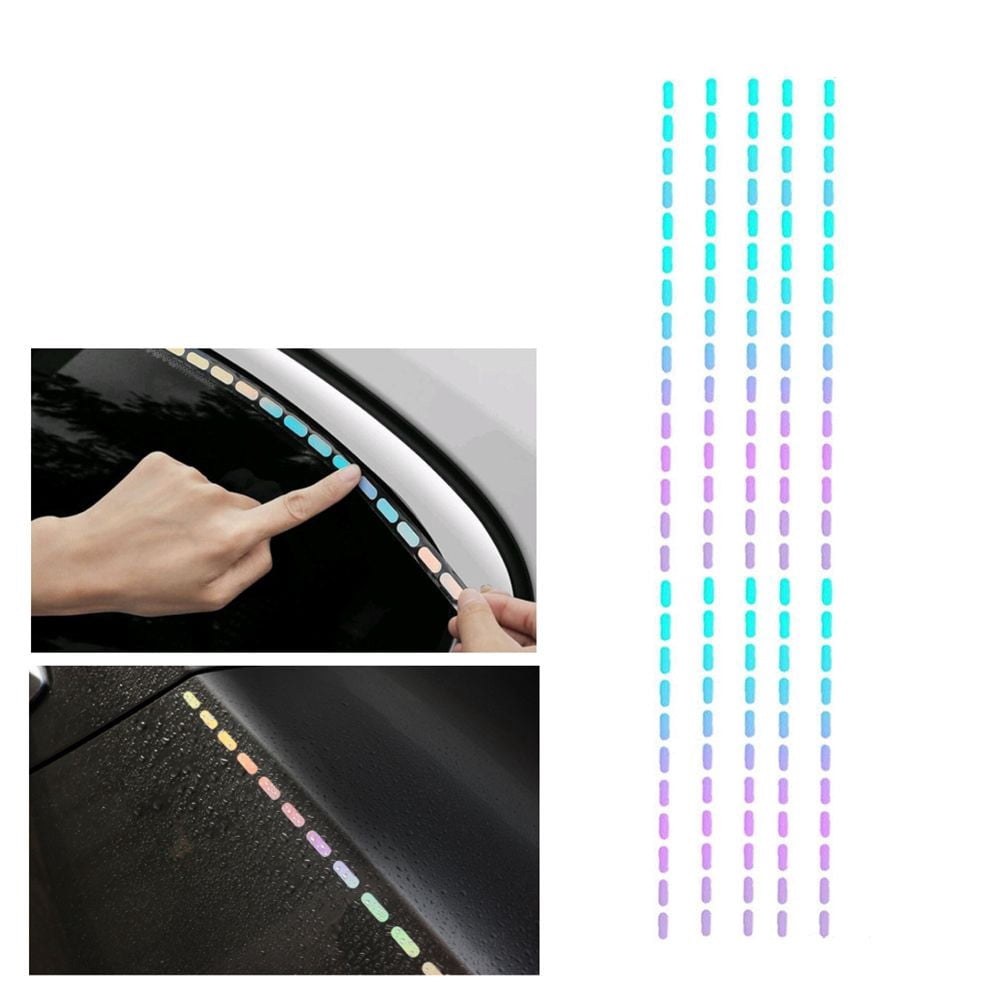 Reflective Diy Sticker Reflective Stickers Luminous Strips DIY Car motorcycle Stripe Tape ...