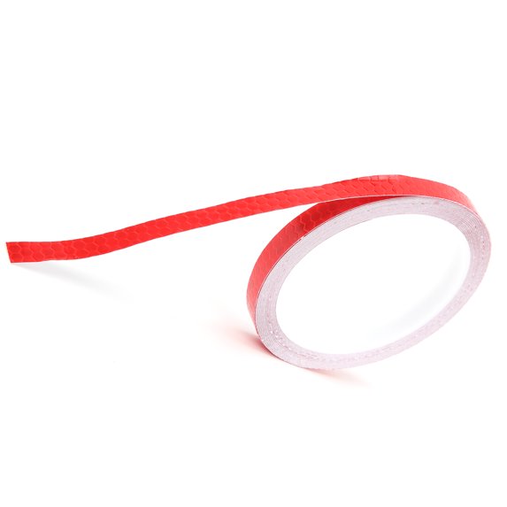 Reflective Stickers, Multipurpose Reflective Stickers DIY Hexagonal Pattern For For Bike Red