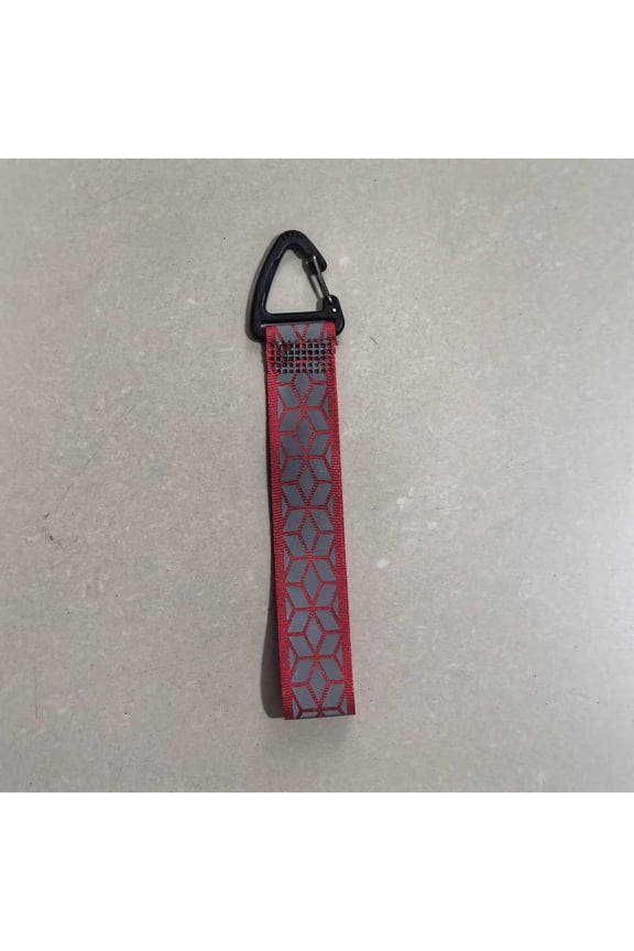 Reflective Straps Pendant Keychain For Outdoor Camping Night Running Cycling Backpack Safety Lightweight Bright Keyrings