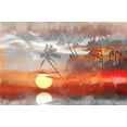 thumbnail image 1 of Reflective Sun Art Print on Premium Canvas, 1 of 4