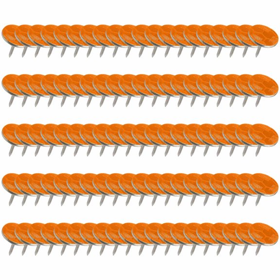 Reflective Tacks for Night Visibility, QQZ Outdoor Hunting Markers with High Visibility Reflective Honeycomb Design, Multi-Color Trail Marking Nails for Camping Hiking Safety