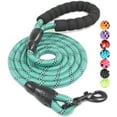 thumbnail image 1 of Reflective Traction Rope Multi-color Nylon Round Rope Large and Medium-sized Explosion-proof Dog Rope Foam Handle Traction Belt, 1 of 6