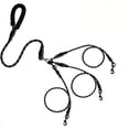 thumbnail image 1 of Reflective Triple Dog Leash, 2.5ft Main Lead +3 Pack 1.8ft Splitters Reflective Nylon Core Padded-Handle Perfect for Multi-Dog Families on Morning Walks, 1 of 6