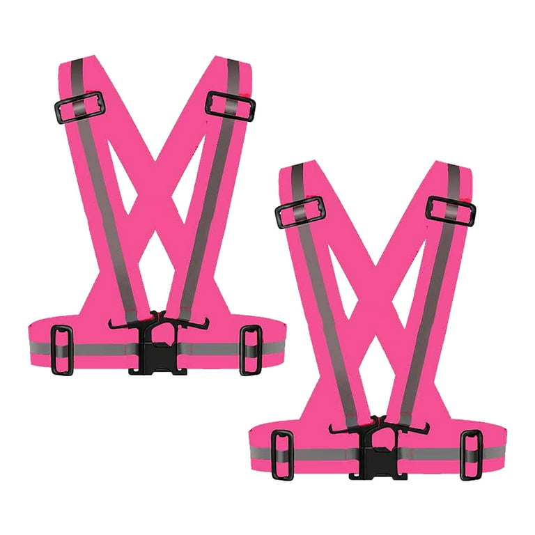 Reflective Vest Running Gear High Visibility Adjustable Safety