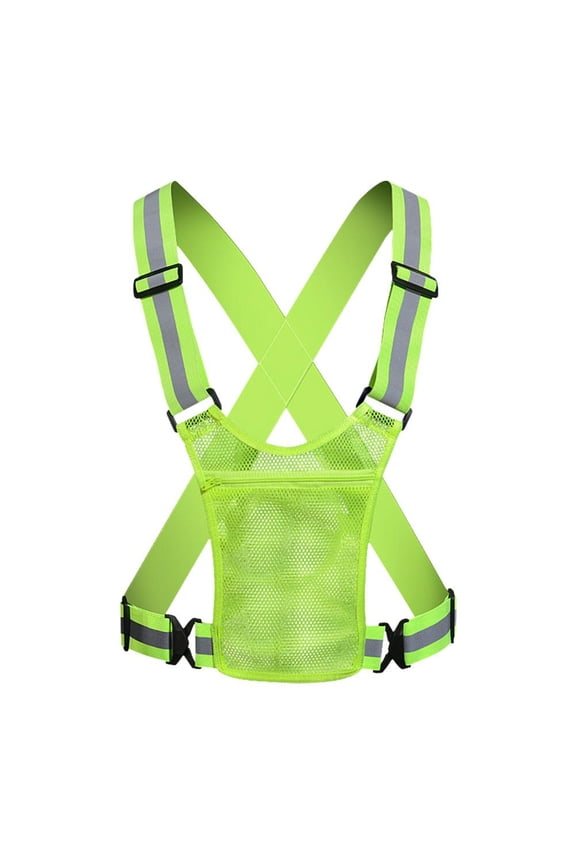 Reflective Vest Safety Belt For Running Walking Cycling Biking X4F2