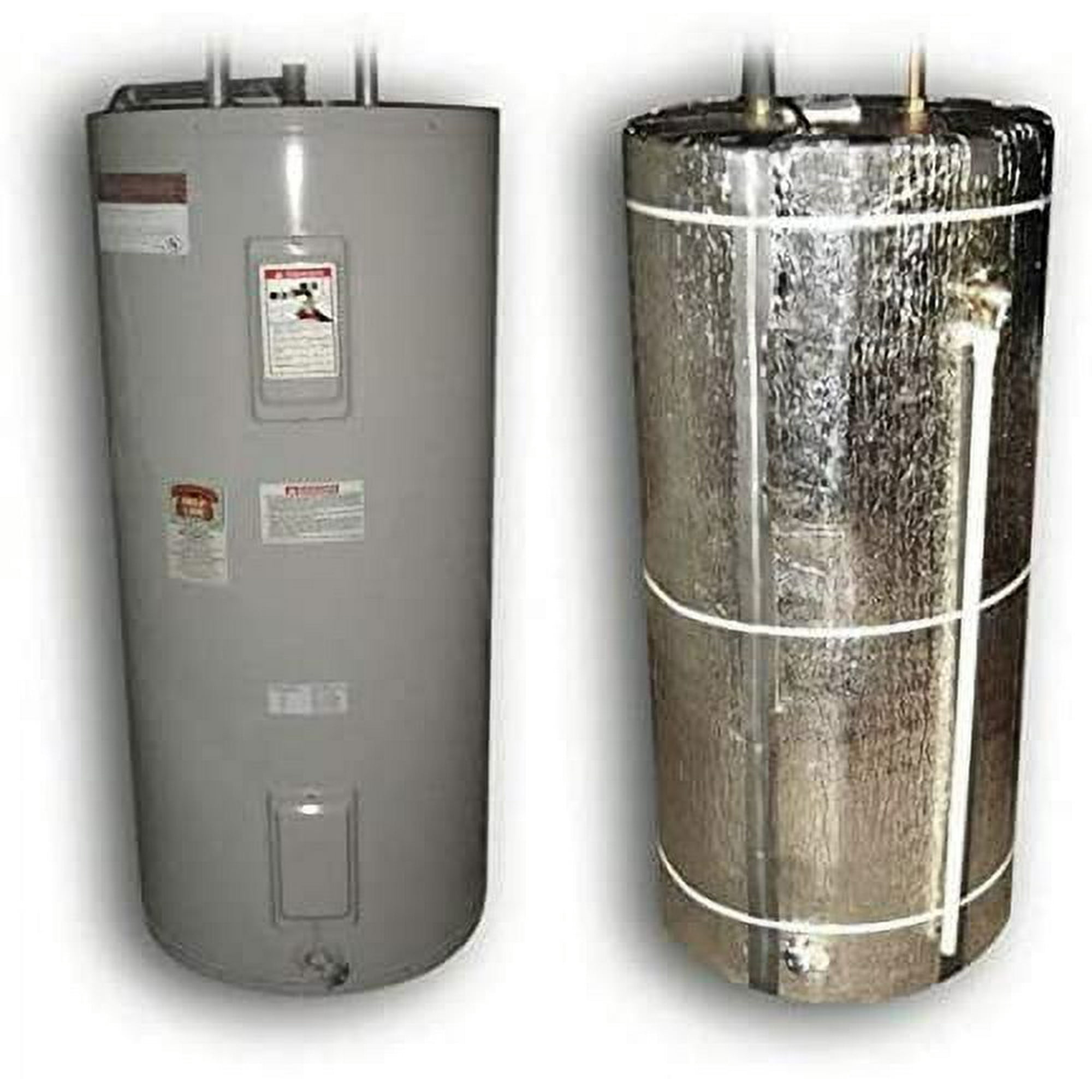 Reflective Water Heater Blanket Jacket Insulation Fits 40 Gallon Tank R  Value 6 (Tape) - Walmart.com