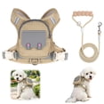 thumbnail image 1 of Reflective Waterproof Dog Harness Backpack with Leash, Adjustable No-Pull Pet Vest with Storage Pockets for Outdoor Use, 1 of 5