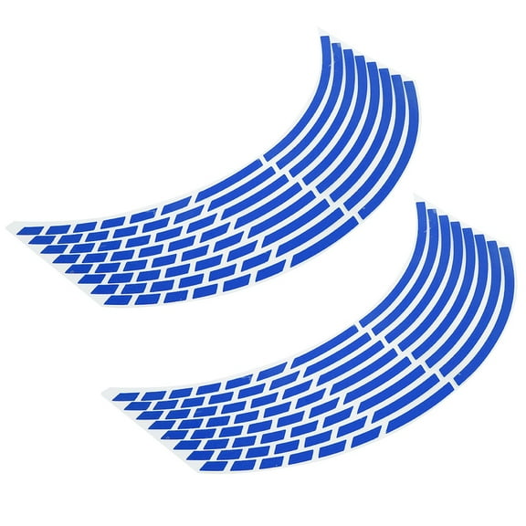 Reflective Wheel Strip Stickers, 16-18inch Wheel Strips Stickers, Waterproof Scooter For E-Bike Motorbike Motorbicycle